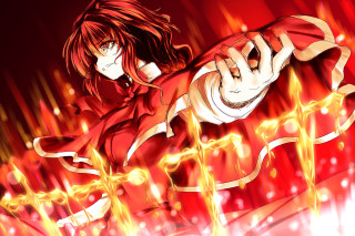 Woman red dress red object 2 - her free wallpaper