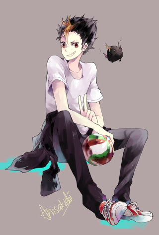Man sitting ground ball bat - black hair free wallpaper