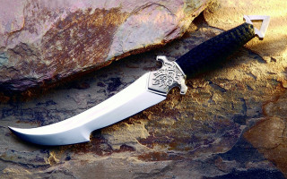 Sword dragon handle rock knife - a knife free wallpaper