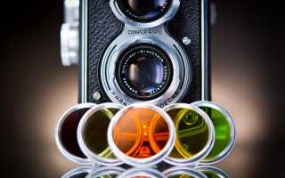 Camera lens colored caps holography - a len free wallpaper