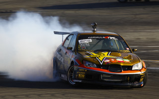 Car smoke track person superflat - a person in the background free wallpaper