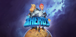 Cartoon character planet heros rocket - 2 d game art free wallpaper