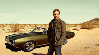 Desert man car hill american - andrew allan free wallpaper