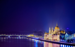 City skyline bridge river night 17 - aladár körösfőikriesch free wallpaper