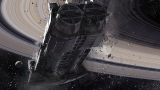 Space station saturn star planet - craig mullins free wallpaper
