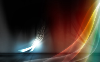 Colorful abstract bird light ray - a white bird free wallpaper