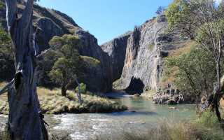 River forest cliff nature landscape - a cliff face free wallpaper