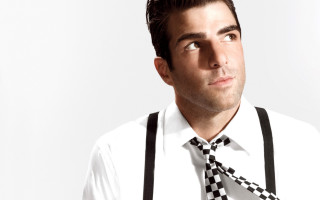 Man white shirt black tie 7 - tie free wallpaper