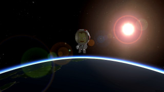Astronaut earth space sun stars - the earth free wallpaper