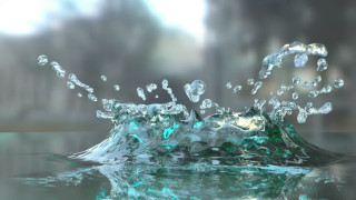 Water splash blue bubble ocean - anthony s waters free wallpaper