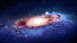 Galaxy stars blue sky aurora - el greco free wallpaper