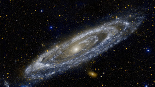 Sky star galaxy fireworks planet - a blue center free wallpaper