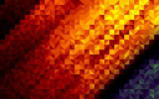 Colorful triangles rainbow geometric abstract - angular free wallpaper