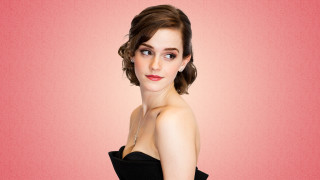 Emma watson black dress red - fine art free wallpaper