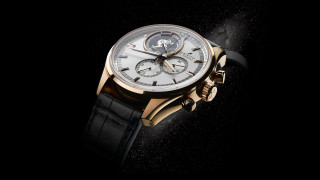 Watch white dial black strap - a splash of water free wallpaper