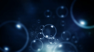 Blue bubbles moonlight holography microscopic - amano free wallpaper