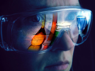 Woman glasses scissors rainbow reflection - scissors free wallpaper
