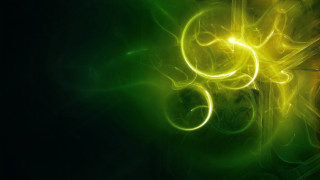 Green yellow abstract swirly black - abstract background free wallpaper