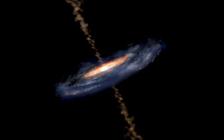 Large object flying tail galaxy - galaxy free wallpaper
