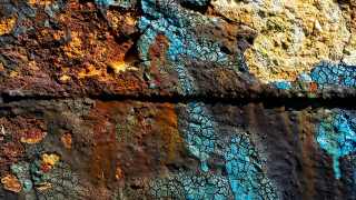 Rusted metal paint abstract decay - paint free wallpaper