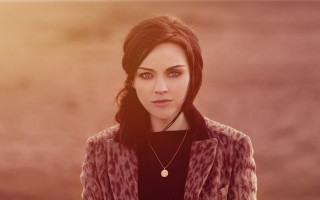 Woman necklace gothic outdoors sunset - a necklace free wallpaper