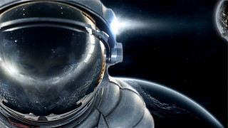 Space astronaut planet moon stars - space free wallpaper