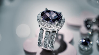 Purple stone diamonds jewelry table - diamond free wallpaper