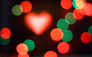 Heart bokeh moonlight planet redmoon - the dark night sky free wallpaper