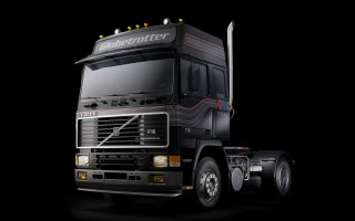 Black truck red stripe computer - the front of its free wallpaper