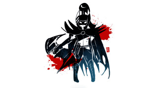 Knight blood splatters portrait dustin - pop surrealism free wallpaper