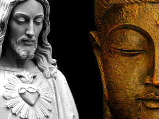 Jesus woman heart man cross - a cross free wallpaper