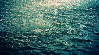 Ocean wave shore sky clouds - a large body of water free wallpaper