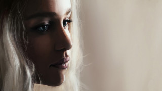 White haired woman window blue - long white hair free wallpaper for desktop
