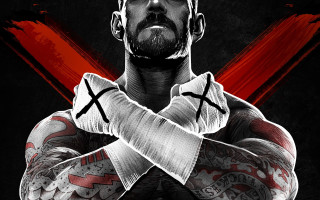 Man cross bandage blackred sotsart - a cross free wallpaper