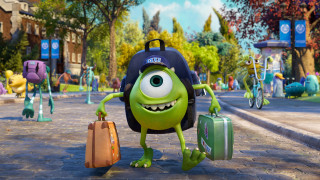 Cartoon character suitcase bag street - other character free wallpaper