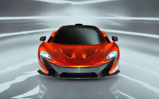 Red sports car studio white 2 - andrew law free wallpaper