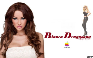 Woman white top black pants 4 - briana mora free wallpaper