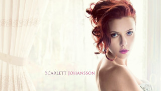 Red haired blue eyed woman - a picture in front free wallpaper for desktop