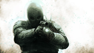 Hooded suit man gun serious - artem demura free wallpaper