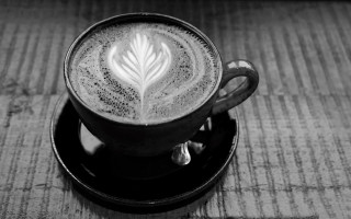 Coffee leaf saucer table wooden - a saucer free wallpaper