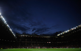 Stadium greenfield night lights impressionism - impressionist free wallpaper