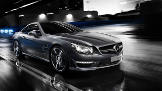 Mercedes benz coupe city street - an gyeon free wallpaper for desktop