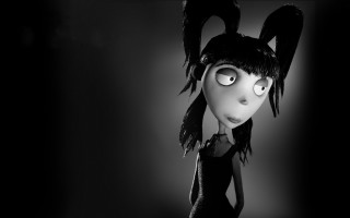 Black and white gothic girl - daphne allen free wallpaper