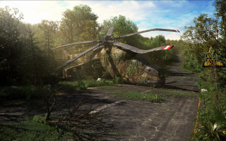Large spider sculpture dirt road - filip hodas free wallpaper