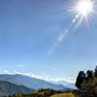 Mountain sun road car driving - a road free wallpaper