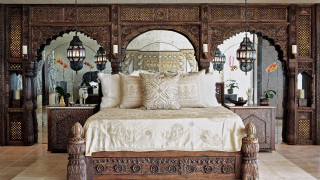 Bed mirror lights arts crafts - alison kinnaird free wallpaper