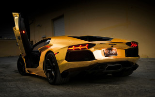Yellow sports car door open 3 - its door open free wallpaper