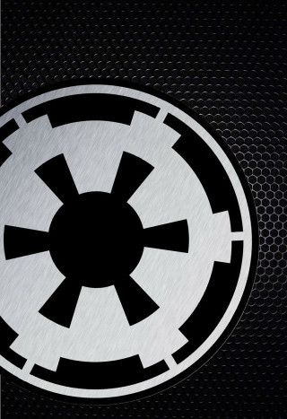 Star wars metal hologram night - a white circle free wallpaper