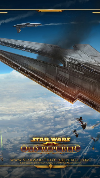Star wars ship fleet fighter - free sci-fi wallpaper