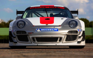 Porsche racecar red stripe front - the car free wallpaper